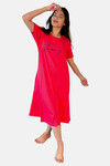 Sweetmoon Long T Shirt Nightdress - Red — thumbnail 3